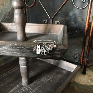 Silver tree of life, love bracelet